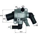 Integralthermostat | FIAT Punto/CorsaD 1.3CDTI 10.05 | TI 173 88