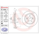 Bremsscheibe HA | HYUNDAI i30 17 | 08.D086.11