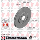 ZIMMERMANN Bremsscheibe | 180.3012.20