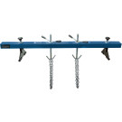 SW-Stahl Motorbrücke 750 - 1450 mm | 2 Ketten 500Kg Tragkraft | 20305L