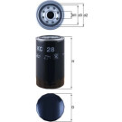 MAHLE Kraftstofffilter | KC 28