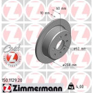 ZIMMERMANN Bremsscheibe | 150.1129.20