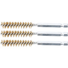 BGS Messingbürste | 10 mm | Antrieb Außensechskant 6,3 mm (1/4"""") | 3-tlg | 3078-10-M