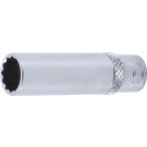 BGS Steckschlüssel-Einsatz Zwölfkant, tief | Antrieb Innenvierkant 6,3 mm (1/4"""") | SW 10 mm | 10710
