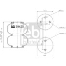 FEBI BILSTEIN Luftfeder | 39420