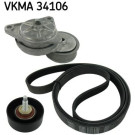 SKF Keilrippenriemensatz VKMA 34106 SKF Keilrippenriemensatz VKMA 34106