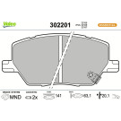 VALEO Bremsbeläge 302201