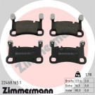 ZIMMERMANN Bremsbelagsatz, Scheibenbremse
