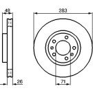 Bremsscheibe VA | CITROEN,PEUGEOT | 0 986 478 125