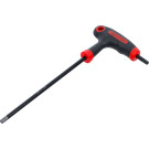 BGS Schraubendreher mit T-Griff und seitlicher Klinge | T-Profil (für Torx) mit/ohne Bohrung T30 | 7880-T30