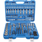 BGS Steckschlüssel-Satz Zwölfkant | Antrieb 6,3 mm (1/4"""") / 10 mm (3/8"""") / 12,5 mm (1/2"""") | 192-tlg | 2286