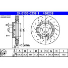 Bremsscheibe Db P. W176/W246/X156 11 | 24.0130-0238.1