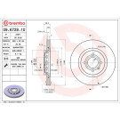 17 481 024 Bremsscheibe VA | VW Golf,Passat,SEAT Ibiza 89 | 09.6728.10