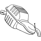 BOSCH | Automotive Auspuffschalldämpfer 235-151