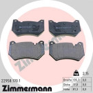 ZIMMERMANN Bremsbelagsatz, Scheibenbremse | 22958.170.1