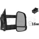 Aussenspiegel re. elek. Verst. bhz Fiat Ducato konvex 16W 8P lang. A. OE 735517043 HAGUS
