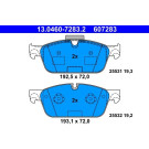 Bremsbelagsatz Db P. W166/X166 Gl/Ml 4-Matic 11 | 13.0460-7283.2