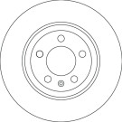 TRW Bremsscheibe DF4624