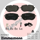 ZIMMERMANN Bremsbelagsatz, Scheibenbremse