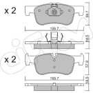 CIFAM Bremsbelagsatz, Scheibenbremse 822-959-0