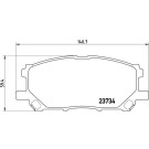 BREMBO Bremsklötze VA | LEXUS RX 03 | P 83 067