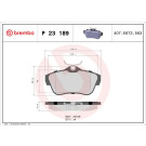 BREMBO Bremsklötze HA | FIAT Scudo 07 | P 23 189