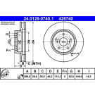 Bremsscheibe Lexus P. Is 05 | 24.0128-0740.1