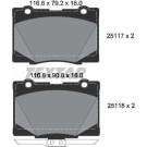 Bremsbelagsatz Honda P. Legend 06 | 2511701