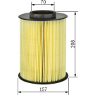 Luftfilter | FORD C-Max,Focus 04 | F 026 400 492