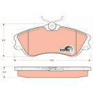 Bremsklötze VA | CITROEN Berlingo,Xsara Picasso 96 | GDB1295