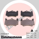 ZIMMERMANN Bremsbeläge 23330.170.9