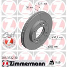 ZIMMERMANN Bremsscheibe | 285.3522.20
