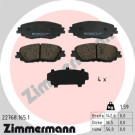 ZIMMERMANN Bremsbelagsatz, Scheibenbremse | 22768.165.1