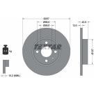 Bremsscheibe Fiat P. Panda 12-/500 10- 0,9B | 92236703