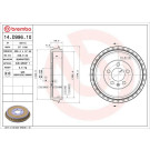 Bremsscheibe HA | AUDI SEAT SKODA VW 18 | 14.D996.10