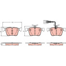 Bremsklötze HA | AUDI A3, Q3, TT 12 | GDB2358