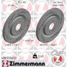 ZIMMERMANN Bremsscheibe | 400.5550.53
