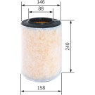 Luftfilter | ALFA Giulietta | F 026 400 298