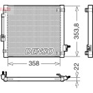 Denso | Kondensator, Klimaanlage DCN99081