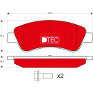 Bremsbelagsatz Citroen P. Berlingo/C2/C3/C4/Ds3/Xsara 00- Dtec Cotec | GDB1463DTE