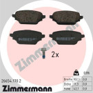 ZIMMERMANN Bremsbelagsatz, Scheibenbremse | 26654.170.2