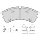 VALEO Bremsbeläge 601761