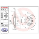 Bremsscheibe VA FORD Fiesta 17 PRIME LINE - UV Coated 09.D103.11