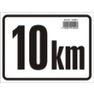 24001 10 KM Tafel - eckig