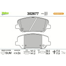 VALEO Bremsbeläge 302677