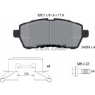 Bremsbelagsatz Ford P. Fiesta 08-/12 | 2428302