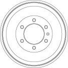 Bremstrommel | ISUZU D-Max 02-12 | DB4451