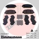 ZIMMERMANN Bremsbelagsatz, Scheibenbremse | 22620.170.1