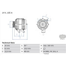 Lichtmaschine | FORD Fiesta | 0 986 080 440