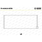 GLYCO Pleuellager 71-4311/4 STD
